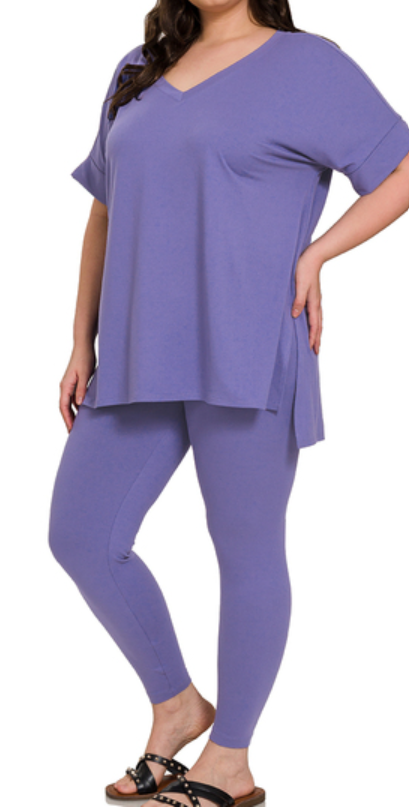 Marlin Blue Lounge Set w/V-Neck
